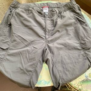The north face grey cargo pants Large